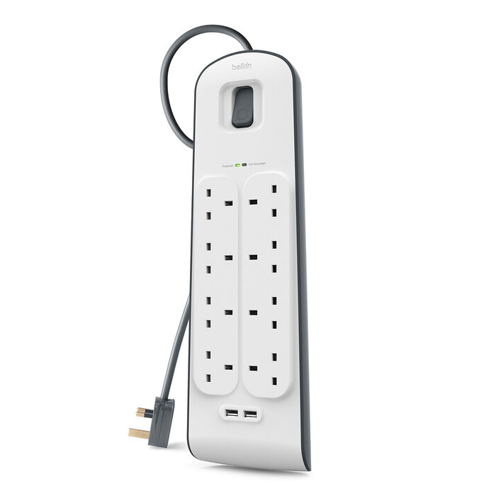 Belkin-surge-plus-8-Way-Extension-with-Dual-USB-outputs