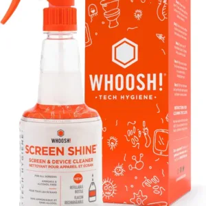 WHOOSH! 2.0 Screen Cleaner Kit - [New REFILLABLE 16.9 Oz ] Best for Smartphones, iPads, Eyeglasses, TV Screen Cleaner,