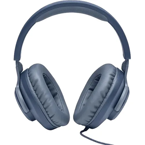 JBL Quantum 100 Wired Over-Ear Gaming Headset (Blue) 1