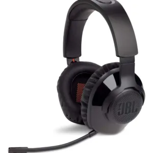 JBL Quantum 300 Wired Over-Ear Gaming Headset (Black)