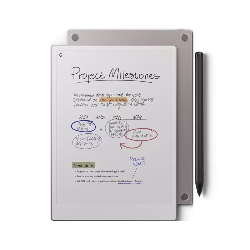 reMarkable Paper Pro 11.8” tablet with color display & Marker plus
