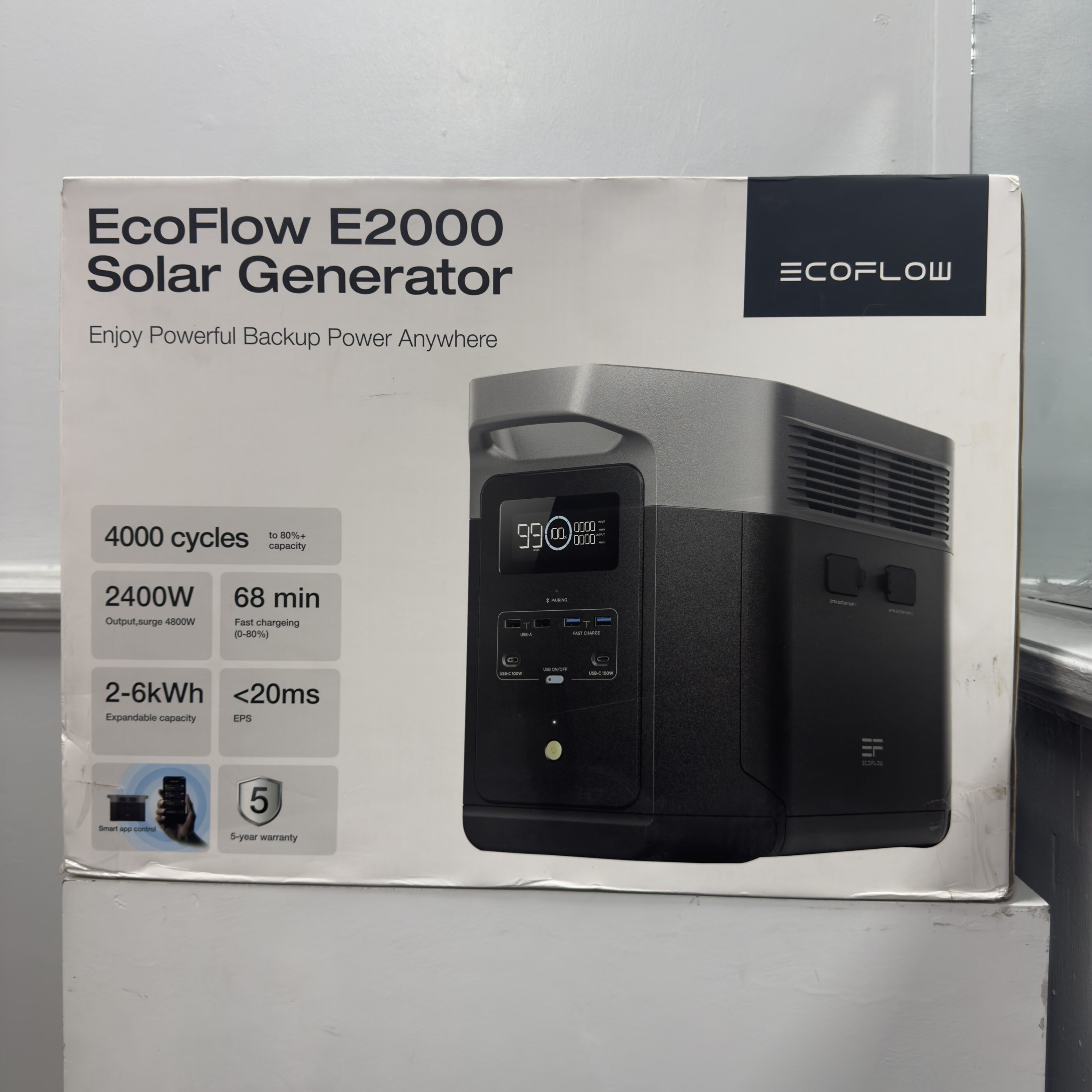 Ecoflow E2000 Solar Generator 2400W | 2048Wh